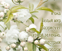 Весенние надписи в картинках