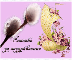 Спасибо за поздравление!